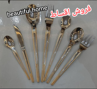 سرویس قاشق و چنگال درجه یک 24 نفره 120 پارچه مارک یونیک آلمان اصلی ۶ (بدون چمدون)